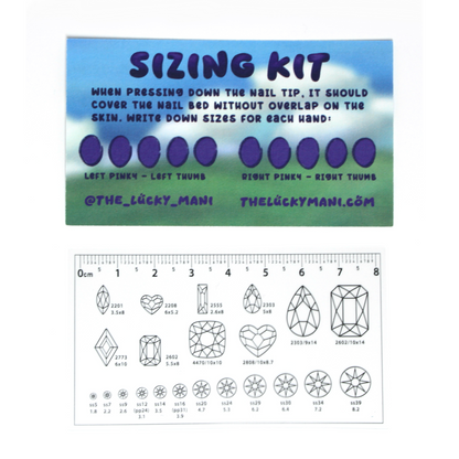 Sizing Kit (reimbursed with nail order)